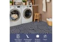 GarveeMore Teppich Rhythmus und Prosodie Rechteckig Grau Blau Bild 4