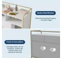 GarveeMore Katzentoilette mit Metallrahmen und Stauraum Bild 4