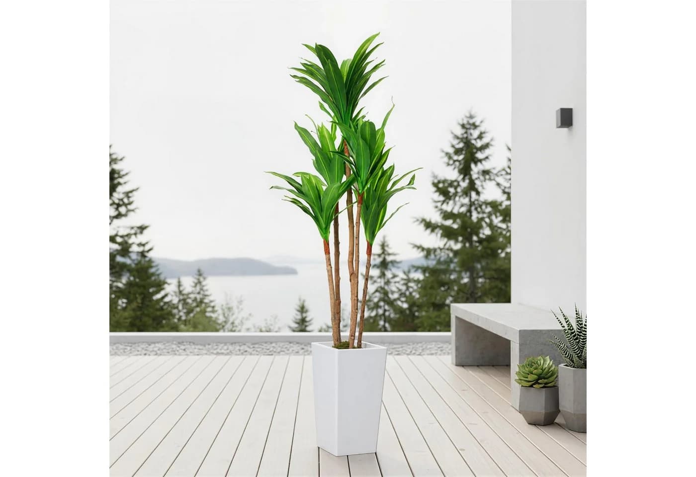 Kunstbaum GarveeMore 147cm - Tropische Eleganz - Bild 5