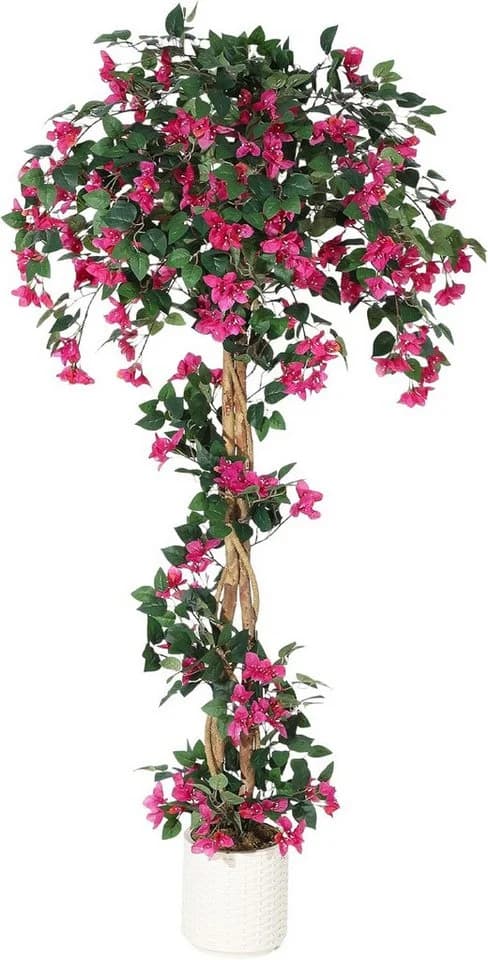 GarveeMore Künstliche Bougainvillea Kunstbaum Rosa 182 cm - Bild 2