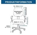 GarveeMore Bürostuhlhusse Schutzbezug für Bürostuhl & Schreibtischstuhl Bild 3