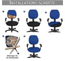 GarveeMore Bürostuhlhusse Schutzbezug für Bürostuhl & Schreibtischstuhl Bild 5