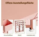 GarveeMore Kommode mit 16 Schubladen Rosa Bild 5