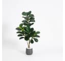 GarveeMore Künstlicher Geigenblatt-Feigenbaum 120 cm Grün Bild 2