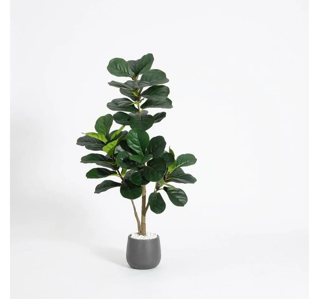 GarveeMore Künstlicher Geigenblatt-Feigenbaum 120 cm Grün - Bild 2