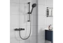 GarveeMore Brausegarnitur Duschsystem mit Thermostat 38°C Duschset Regendusche Set Bild 1