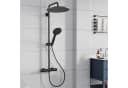 GarveeMore Brausegarnitur Duschsystem mit Thermostat 38°C Duschset Regendusche Set Bild 1