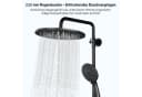GarveeMore Brausegarnitur Duschsystem mit Thermostat 38°C Duschset Regendusche Set Bild 4