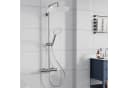 GarveeMore Brausegarnitur Duschsystem mit Thermostat 38°C Duschset Regendusche Set Bild 1