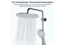 GarveeMore Brausegarnitur Duschsystem mit Thermostat 38°C Duschset Regendusche Set Bild 4