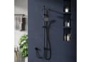 GarveeMore Brausegarnitur Duschsystem Regendusche Schwarz Bild 1