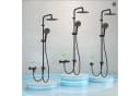 GarveeMore Brausegarnitur Duschsystem Regendusche Schwarz Bild 5