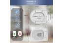 GarveeMore WC-Sitz Toilettendeckel mit Absenkautomatik D-Form Weiss Bild 3