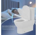 GarveeMore WC-Sitz Toilettendeckel mit Absenkautomatik D-Form Weiss Bild 5