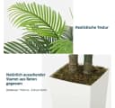 GarveeMore Künstliche Palme 150 cm Grün UV-beständig Bild 4