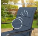 GarveeMore Gartenstuhl 2er-Set drehbare Barhocker UV-beständig Bild 4