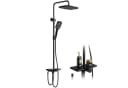 GarveeMore Brausegarnitur Duschsystem mit Regendusche und Ablage Bild 2