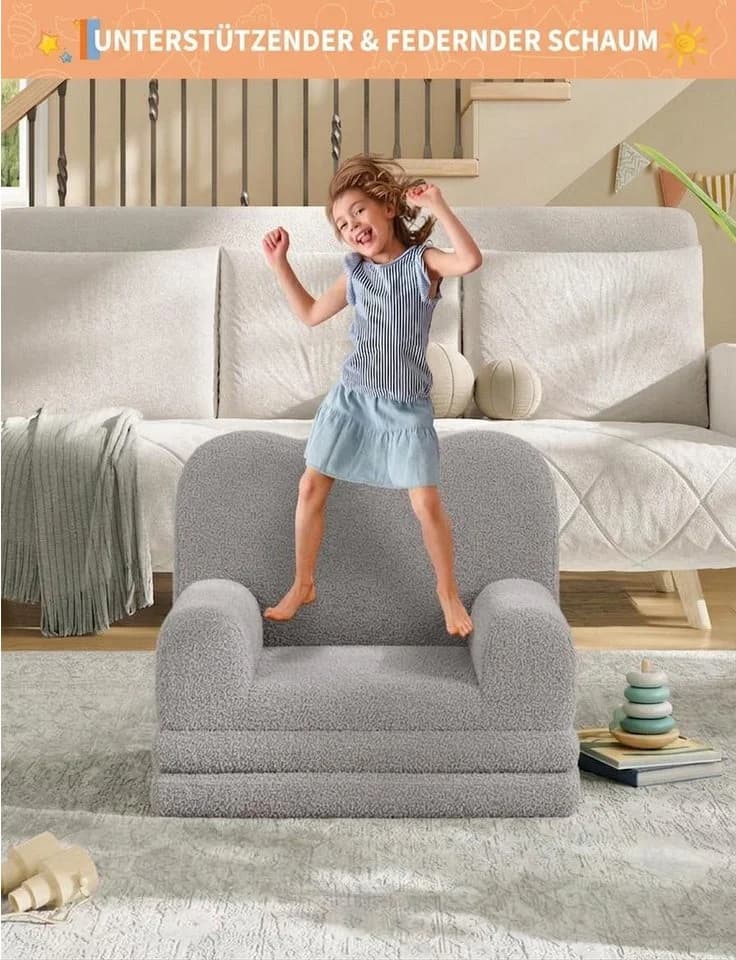 GarveeMore Kindersofa 2-in-1 Schlafsofa Klappsofa - Bild 5