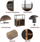 GarveeMore Weinschrank mit Glashalter 69x35x92cm Bild 5