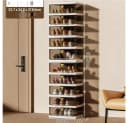 GarveeMore Schuhschrank Schuh Aufbewahrung Box klar transparent Bild 1