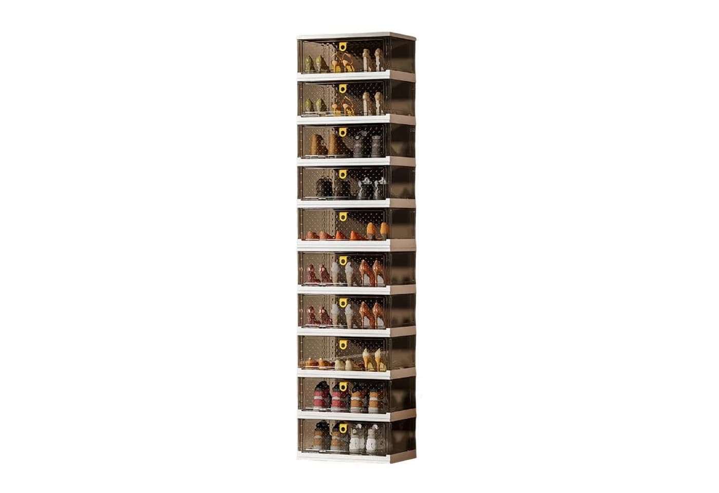 GarveeMore Schuhschrank Schuh Aufbewahrung Box klar transparent - Bild 2