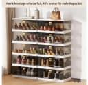 GarveeMore Schuhschrank Schuh Aufbewahrung Box klar transparent Bild 3