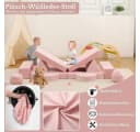 GarveeMore Kindersofa 12-teiliges modulares Spielsofa rosa Bild 5