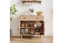 GarveeMore Sideboard mit Stauraum, Buffet mit Schubladen und Türen für Wohnzimmer, Küche, Kaffeebar-Schrank, Konsolentisch Bild 2