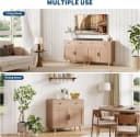 GarveeMore Sideboard mit Stauraum, Buffet mit Schubladen und Türen für Wohnzimmer, Küche, Kaffeebar-Schrank, Konsolentisch Bild 4