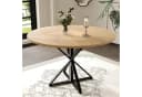 GarveeMore Esstisch Holz Metallsockel 4 Personen Bild 2