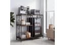 GarveeMore Küchenorganizer-Set Braun 4-stöckiges Regal Bild 1