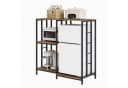 GarveeMore Küchenorganizer-Set Braun 4-stöckiges Regal Bild 2