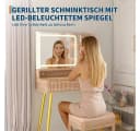 GarveeMore Schminktisch Beleuchtet mit Spiegel und LED Bild 5