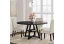 GarveeMore Runder Esstisch Industrial-Stil mit Ablagefach Bild 2