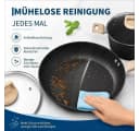 GarveeMore 21-tlg. Keramik-Topfset Schwarz Antihaft Induktion Bild 5