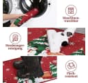 GarveeMore Weihnachtsmann Türmatte Rutschfest Waschbar Bild 5