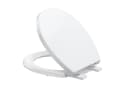 GarveeMore Toilettensitz Rund Weiß Soft-Close Schnell-Release Bild 2