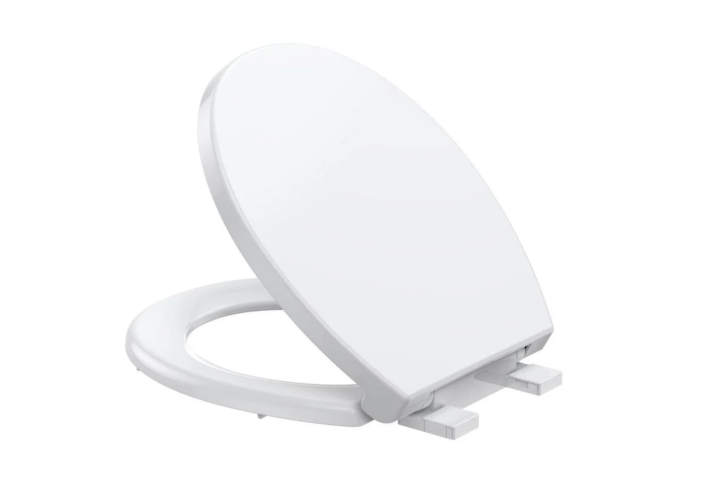 GarveeMore Toilettensitz Rund Weiß Soft-Close Schnell-Release - Bild 2