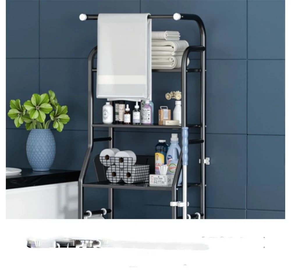 GarveeMore Badregal 3-stufig Weiß Multifunktionsregal Über der Toilette - Bild 5