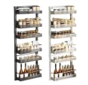 GarveeMore Küchenorganizer-Set 6-Layer Carbon Stahl Tür hängenden Korb Lagerung Regal Wandhalterung Bild 5