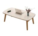 GarveeMore Klappbarer Couchtisch Hölzerner Mini-Schreibtisch Bild 2