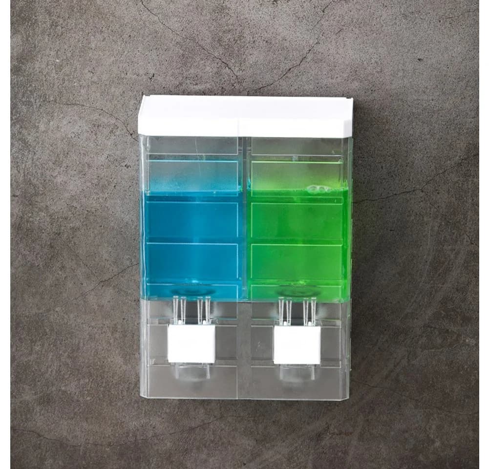 GarveeMore Seifenspender Wandhalterung 500 ml Flüssigshampoo Manueller - Bild 2