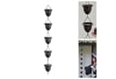 GarveeMore Windspiel Regen Ketten Aluminium Eichel Regenkette Bild 1