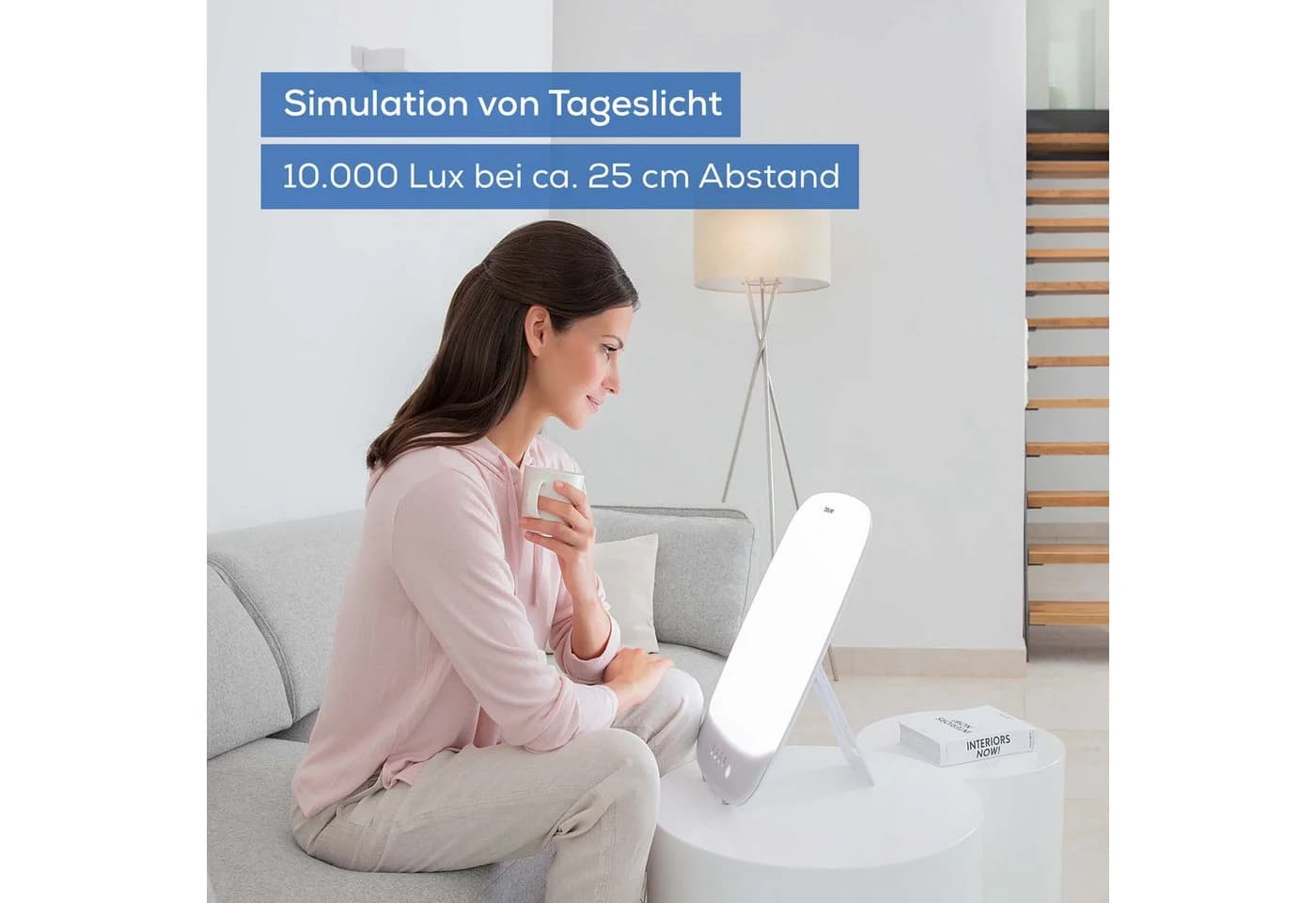BEURER Tageslichtlampe TL 85 - 10.000 Lux Medizinprodukt Weiß