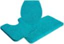 OTTO home Badematte Sanremo 3-tlg. Set Aqua Blau Polyester Bild 1