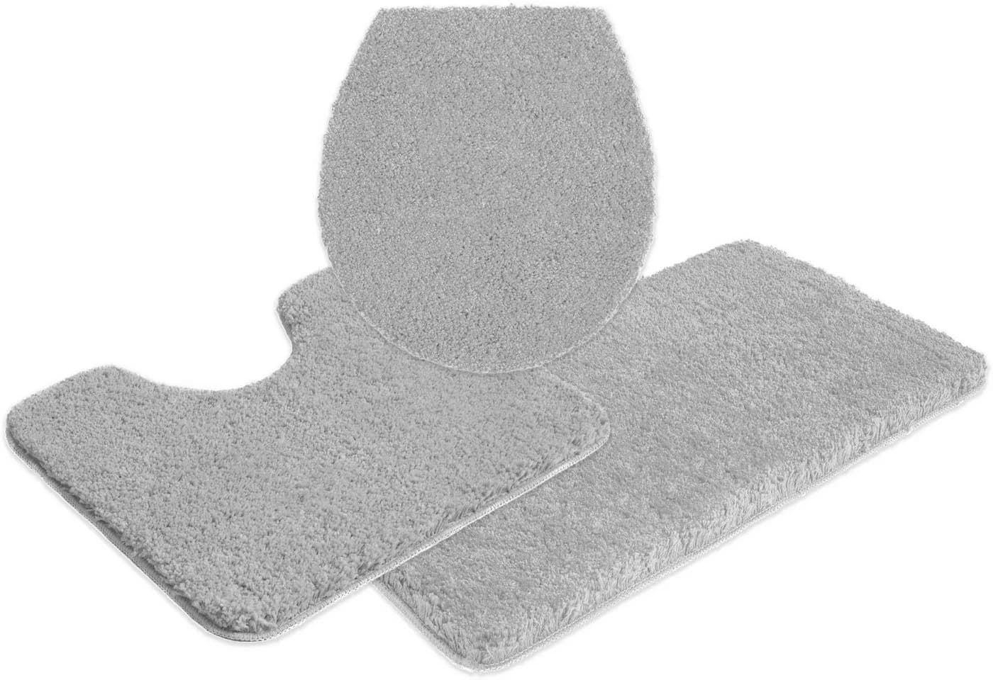 OTTO home Badematte Sanremo 3-tlg. Grau Polyester