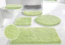 OTTO home Badematte Sanremo 3-tlg. Set Grün Polyester Uni Bild 1