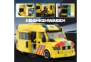 Bundviel Stadt-Rettungswagen Bausteine Set 648 Teile Gelb Bild 5