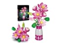 Bundviel Lotus Flowers Building Kit 710 St. Rosa mit Vase Bild 2