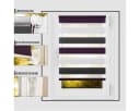 OUBO Doppelrollo Klemmfix ohne Bohren Verdunkelnd Polyester Bild 1
